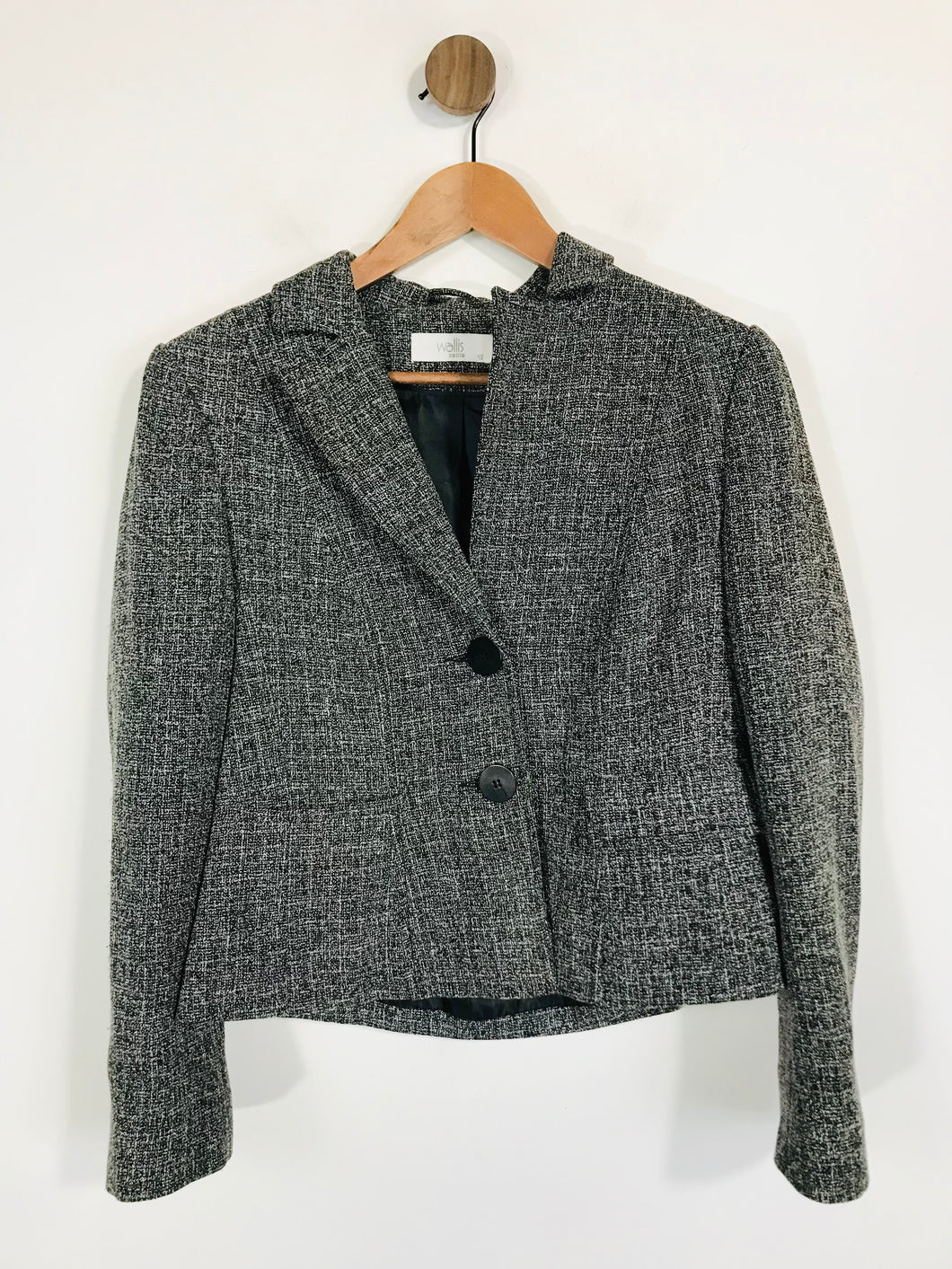 Wallis Women's Smart Blazer Jacket | UK12 | Grey