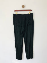 Load image into Gallery viewer, Zara Women’s Slim Silky Trousers | M UK10-12 | Black
