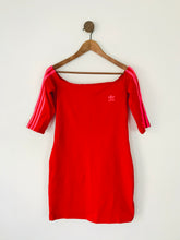 Load image into Gallery viewer, Adidas Women’s Off The Shoulder Bodycon Dress NWT | UK14 | Red
