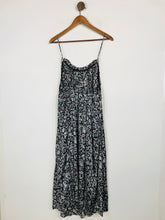 Load image into Gallery viewer, Zara Women&#39;s Floral Flowy Shift Dress | L UK14 | Black
