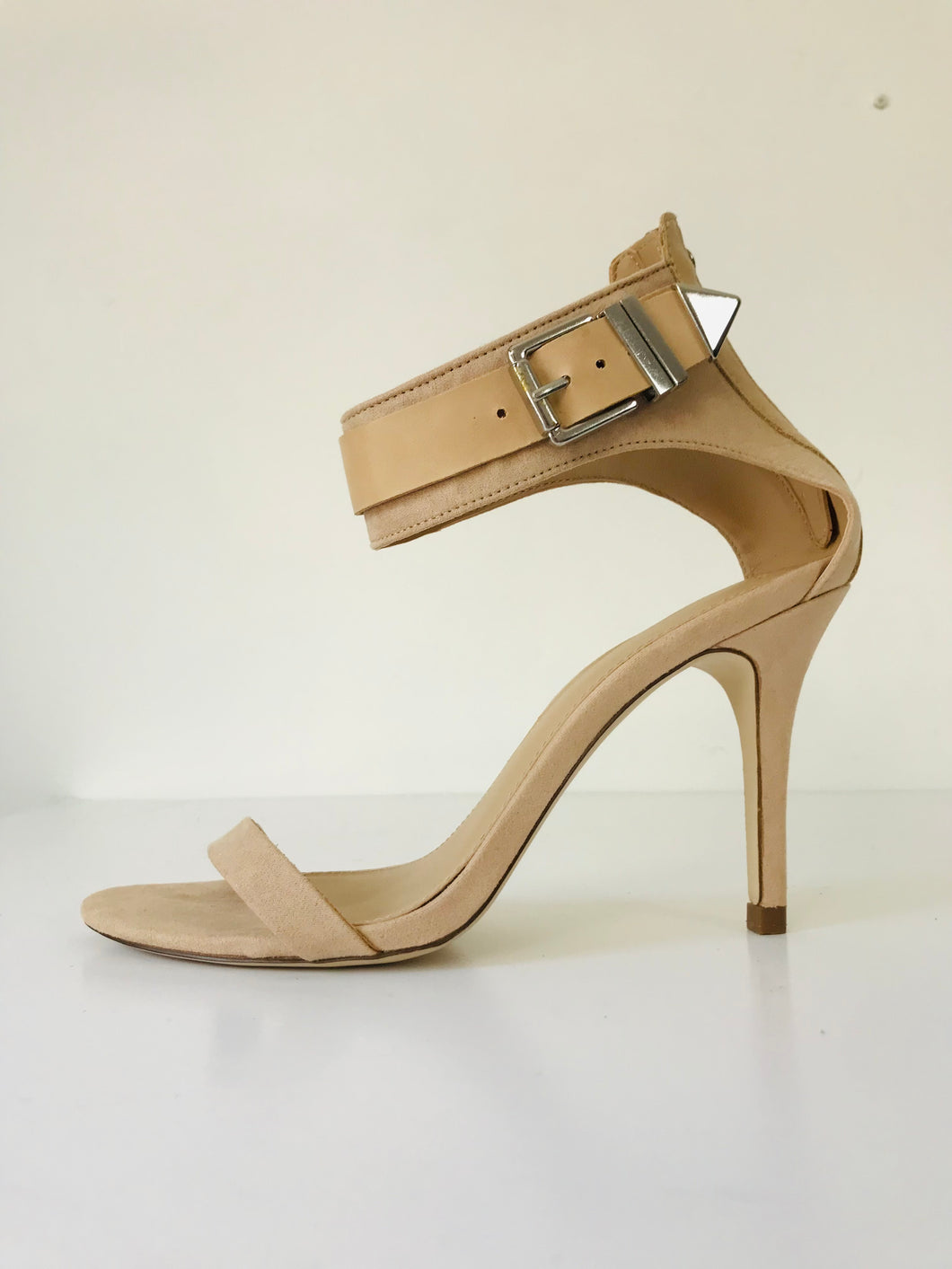 Zara Women's Heeled Sandals | 38 UK5 | Beige