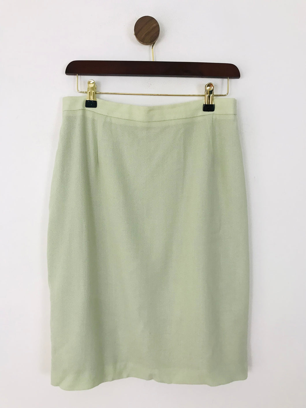 Paddy Campbell Women's Wool Smart Pencil Skirt  | UK14 | Green