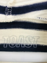 Load image into Gallery viewer, Toast Women’s Oversized Stripe Hoodie | UK 16 | Navy and Cream
