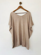 Load image into Gallery viewer, Gray &amp; Willow Women&#39;s Oversized Short Sleeve Jumper | M UK10-12 | Beige
