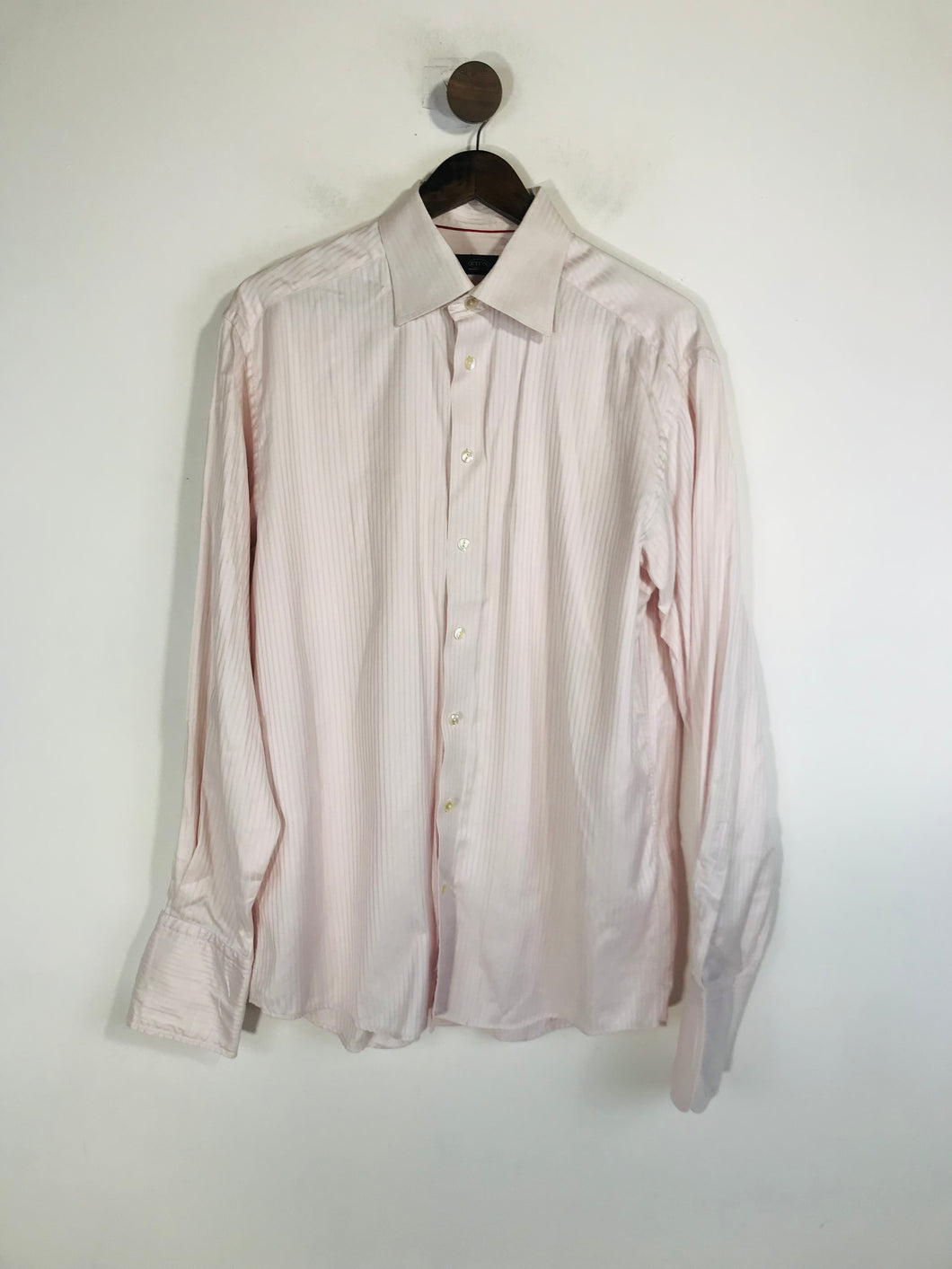 Eton Men's Smart Button-Up Shirt | 42 16.5 | Pink