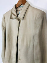 Load image into Gallery viewer, Jigsaw Women&#39;s Linen Smart Blazer Jacket | UK12 | Beige
