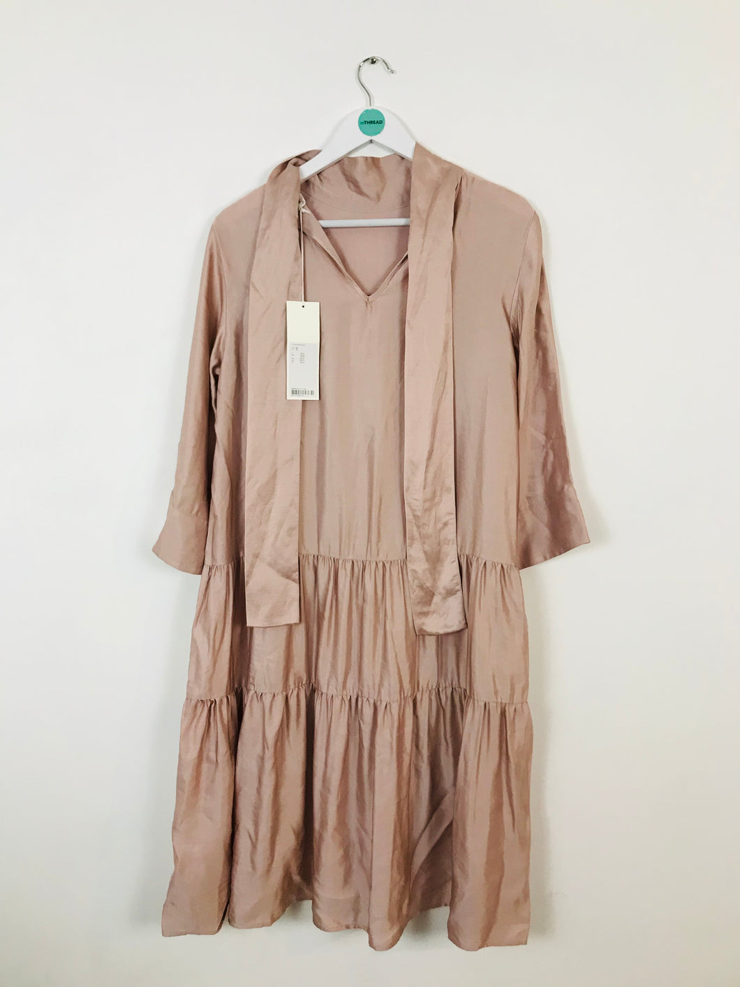 Arket Womens Oversized Aline Midi Dress NWT | UK10 | | Pink