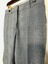 Load image into Gallery viewer, Reiss Women&#39;s Check Smart Trousers NWT | UK10 | Blue
