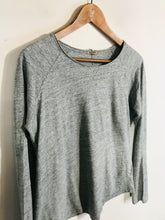 Load image into Gallery viewer, Jigsaw Women&#39;s Cotton Long Sleeve T-Shirt | M UK10-12 | Grey
