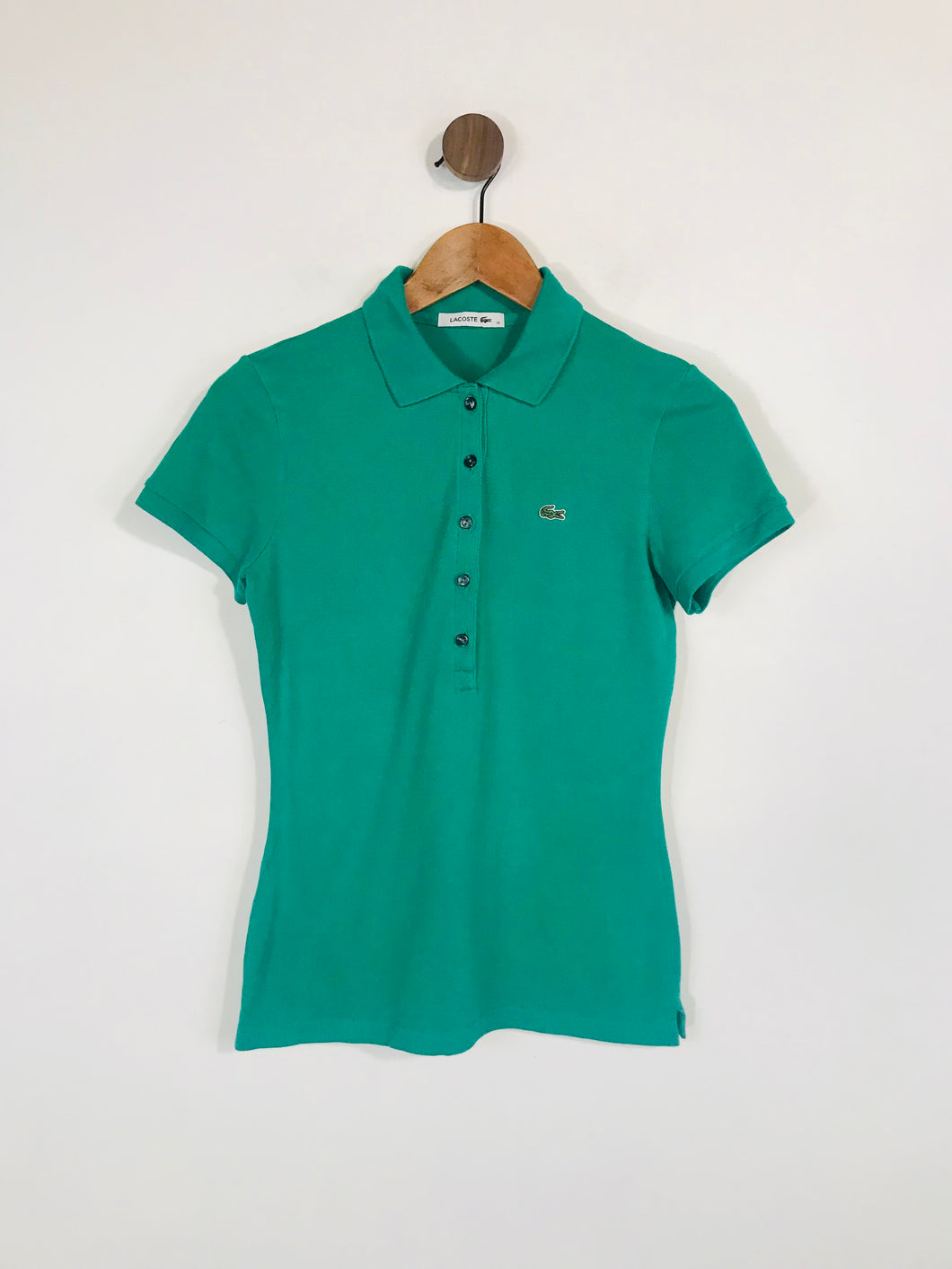Lacoste Women's Cotton Polo Shirt | EU38 UK10 | Green