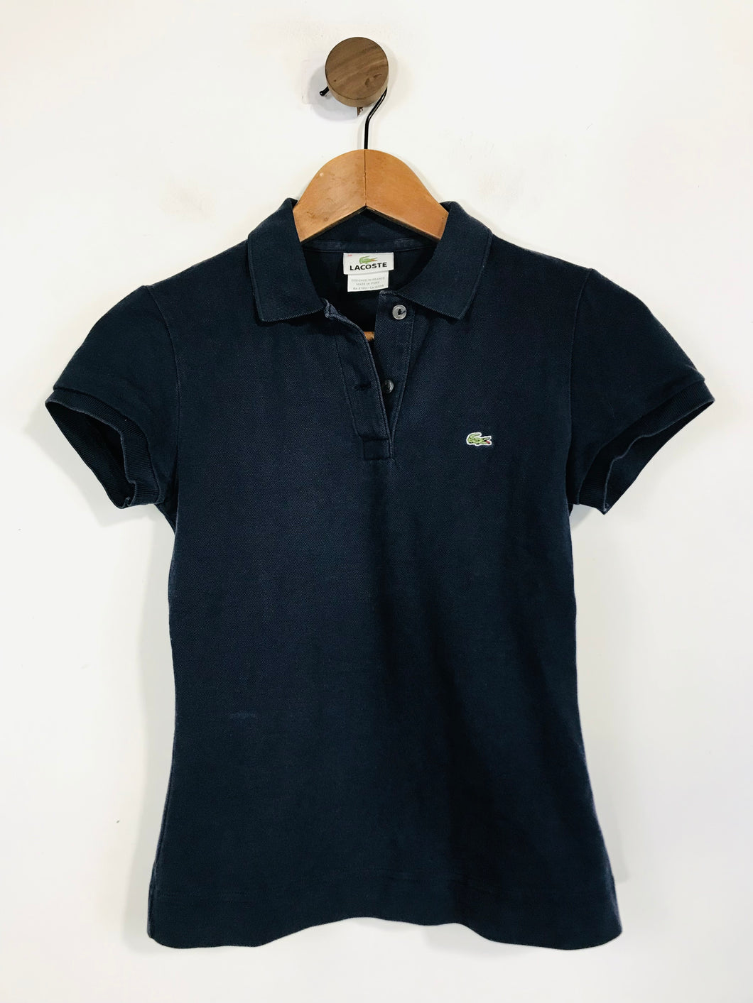 Lacoste Women's Cotton Polo Shirt | UK8 36 | Blue