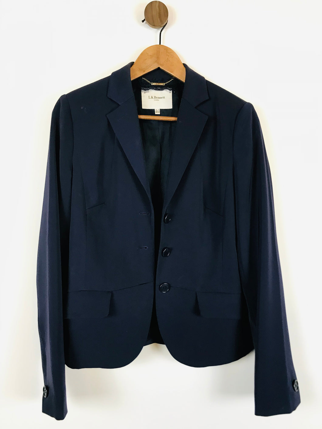 LK Bennett Women's Smart Blazer Jacket | UK10 | Blue