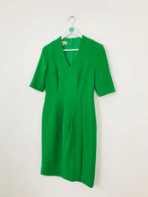 Load image into Gallery viewer, Hobbs Women’s Sheath Midi Dress | UK 10 | Green
