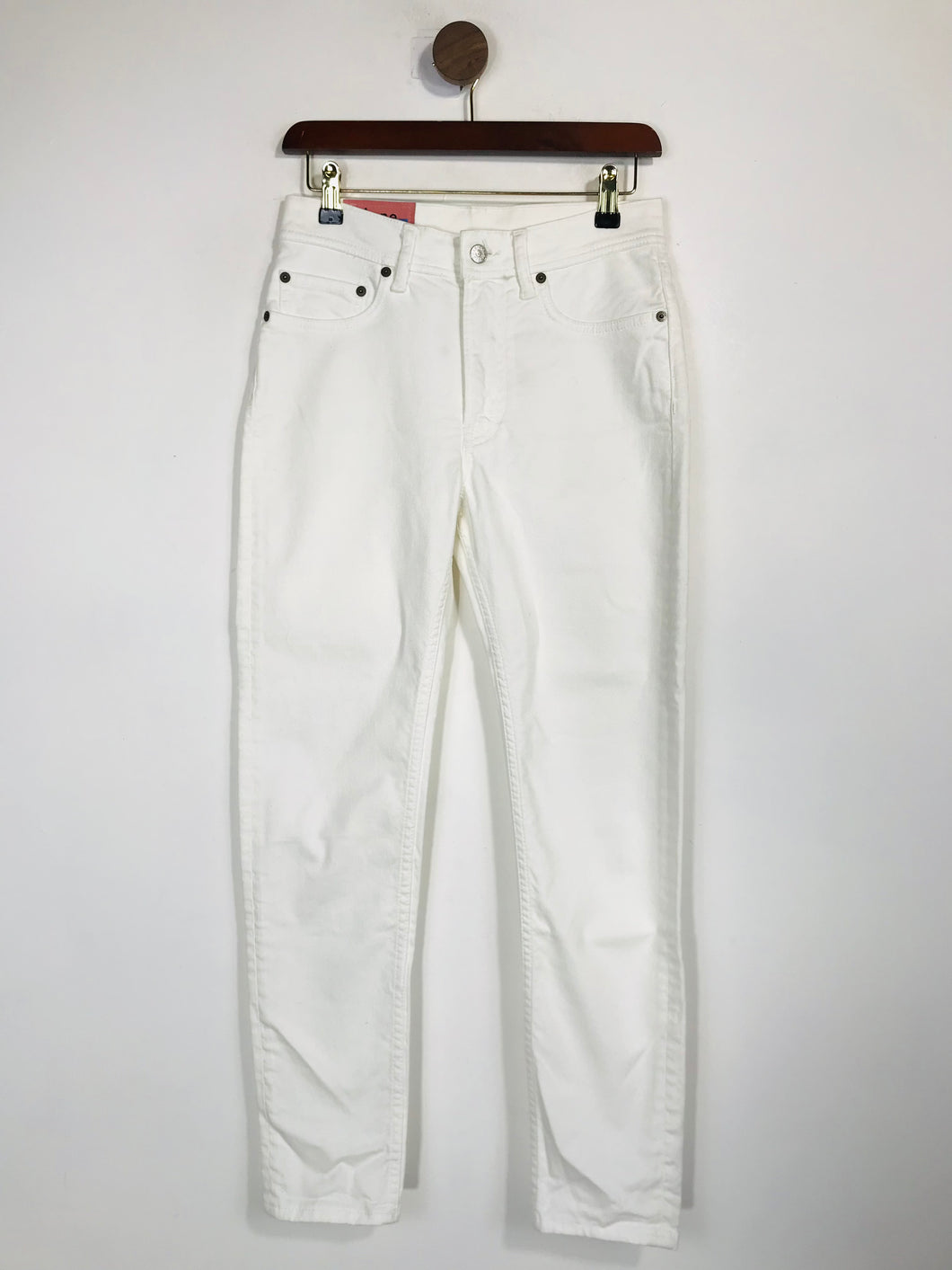 Acne Studios Women's Slim Jeans | W25 L32 | White