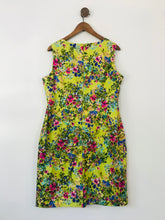 Load image into Gallery viewer, Hobbs Women&#39;s Floral Sheath Dress | UK18 | Green
