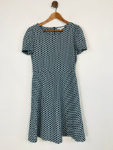 Load image into Gallery viewer, Esprit Women&#39;s Patterned Short Sleeve Sheath Dress | L UK14 | Blue
