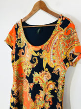 Load image into Gallery viewer, Ralph Lauren Women&#39;s Paisley A-Line Dress | XL UK16 | Multicolour
