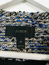 Load image into Gallery viewer, J.Crew Women’s Collarless Tweed Blazer | US10 UK14 | Blue
