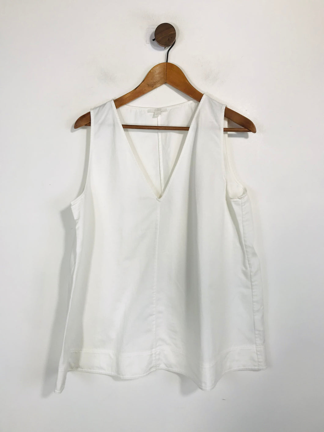 COS Women's Cotton Linen Tank Top | EU42 UK14 | White