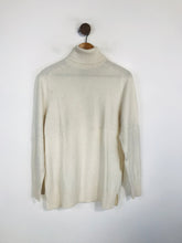 Load image into Gallery viewer, Massimo Dutti Women&#39;s Wool High Neck Jumper | XL UK16 | White
