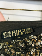 Load image into Gallery viewer, Biba Women&#39;s Sequin Pencil Skirt | UK14 | Brown
