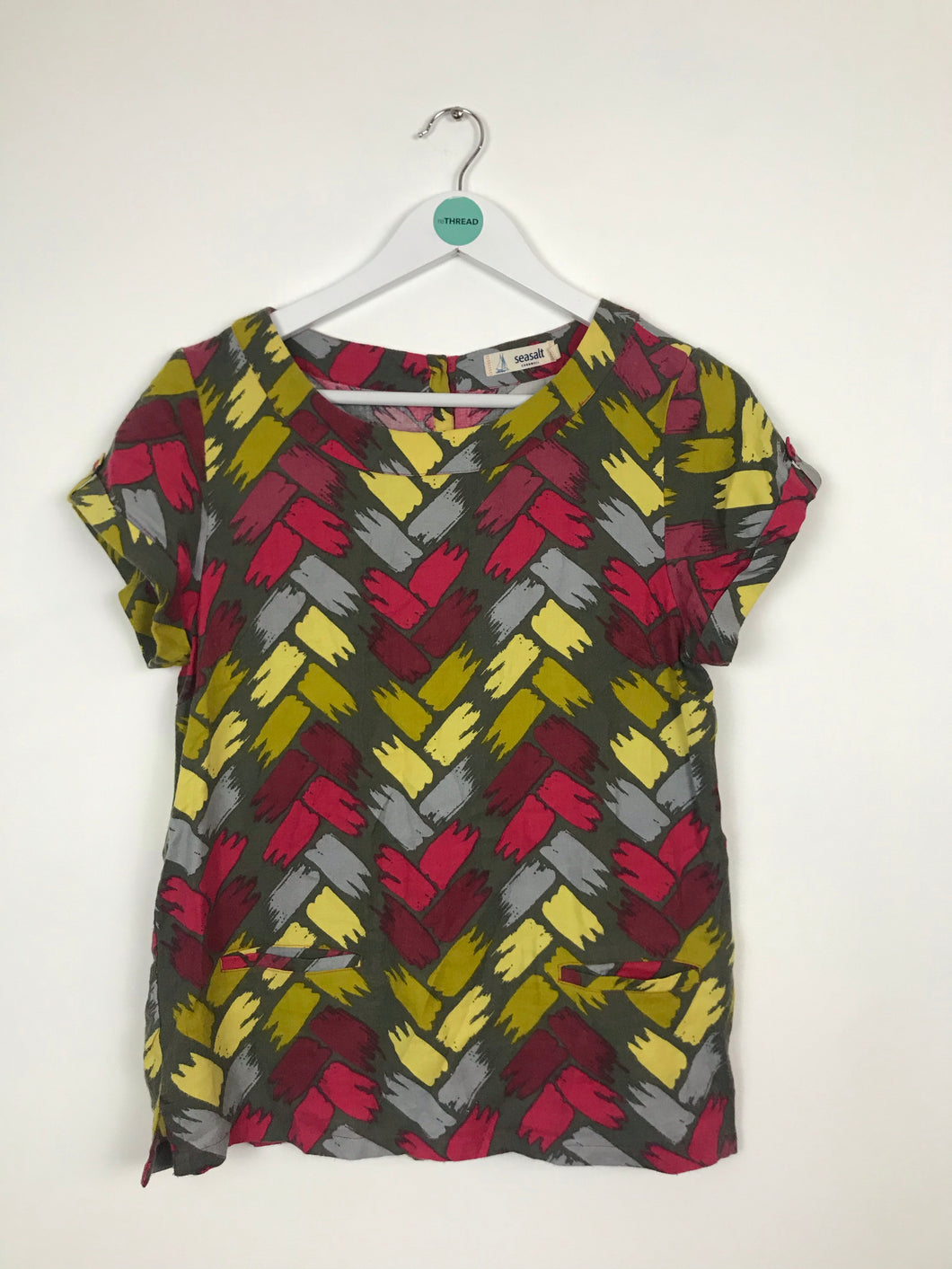 Seasalt Womens T-shirt Top | UK 8 | Multicoloured
