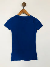 Load image into Gallery viewer, Abercrombie &amp; Fitch Women&#39;s Slim Fit T-Shirt  | XS UK6-8 | Blue
