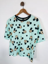Load image into Gallery viewer, Disney Women&#39;s Cotton ASOS Mickey Mouse T-Shirt | UK10 | Green

