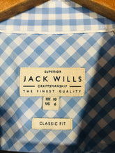 Load image into Gallery viewer, Jack Wills Women&#39;s Check Smart Button-Up Shirt | UK10 | Blue
