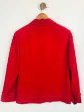 Load image into Gallery viewer, Viyella Women&#39;s Contrast Stitch Blazer Jacket | UK14 | Red
