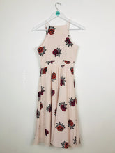 Load image into Gallery viewer, Ann Taylor Womens Midi Aline Dress | UK8 | Pink Floral
