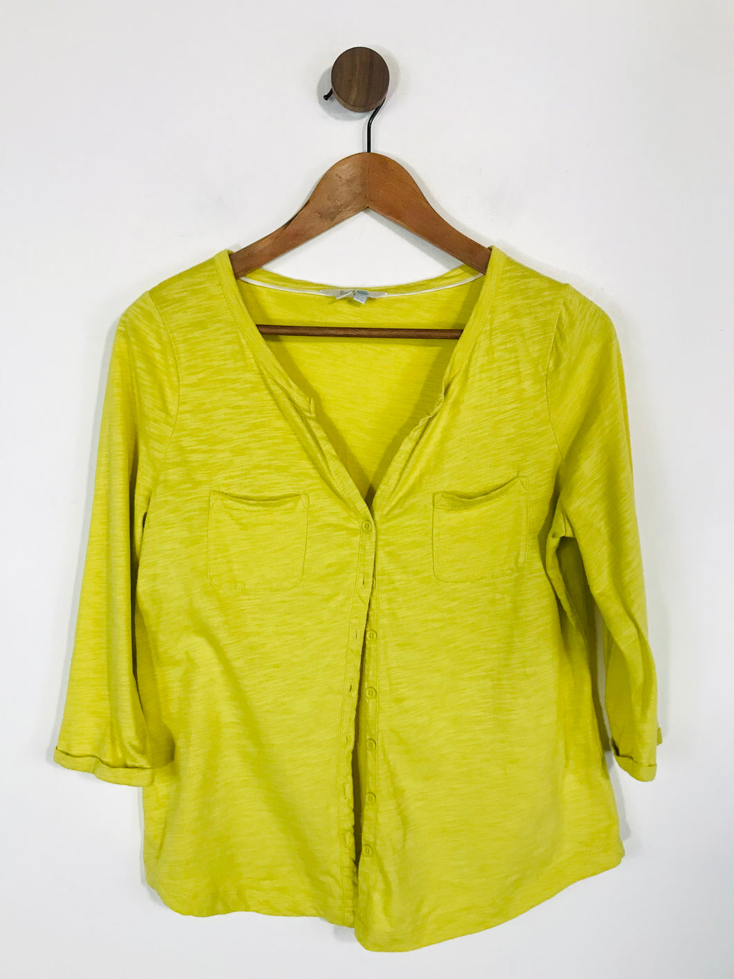 Boden Women's Cotton Button-up Blouse | UK12 | Yellow
