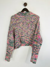 Load image into Gallery viewer, Free People Women&#39;s High Neck Knit Jumper | M UK10-12 | Multicoloured
