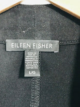 Load image into Gallery viewer, Eileen Fisher Women&#39;s Stretch Longline Gilet Jacket | L UK14 | Black

