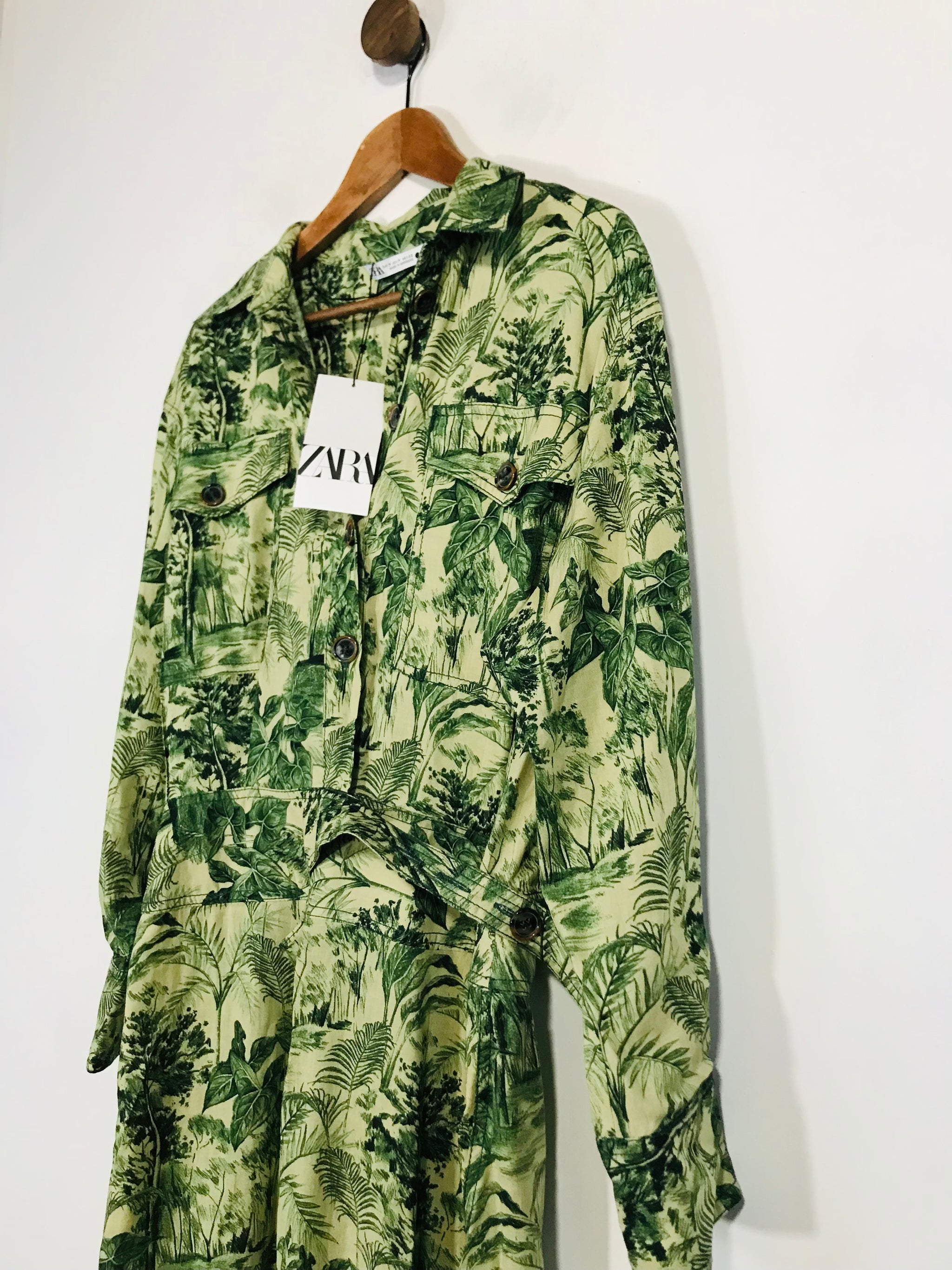 Zara Women's Floral Long Sleeve Maxi Dress NWT | M UK10-12