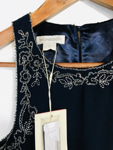 Load image into Gallery viewer, Monsoon Women&#39;s Embroidered NWT A-line Dress | UK6 | Blue
