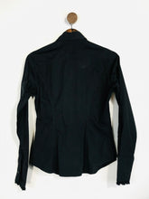 Load image into Gallery viewer, TM Lewin Women&#39;s Ruffle Blouse | UK8 | Black
