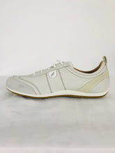 Load image into Gallery viewer, Geox Women’s Vega Leather Trainers | 40 UK7 | Off White

