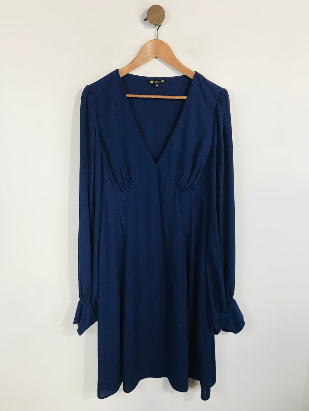 Biba Women's Long Sleeve A-Line Dress | UK18 | Blue