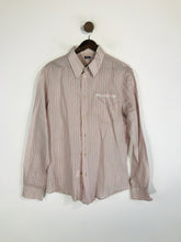 Load image into Gallery viewer, Versace Jeans Couture Men&#39;s Striped Button-Up Shirt | XXL | Pink

