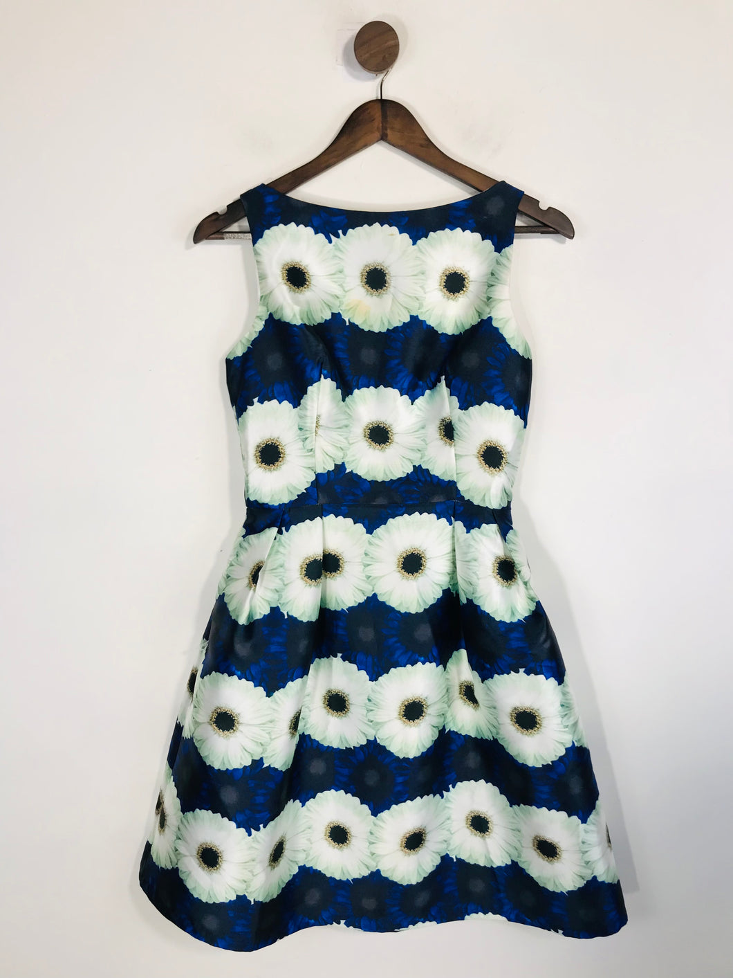 Chi Chi Women's Floral A-Line Dress | UK8 | Blue