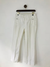 Load image into Gallery viewer, Marni Women’s Straight Leg Chino Trousers | 40 UK12 | White
