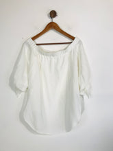 Load image into Gallery viewer, Club Monaco Women&#39;s Blouse | 0 XS | White

