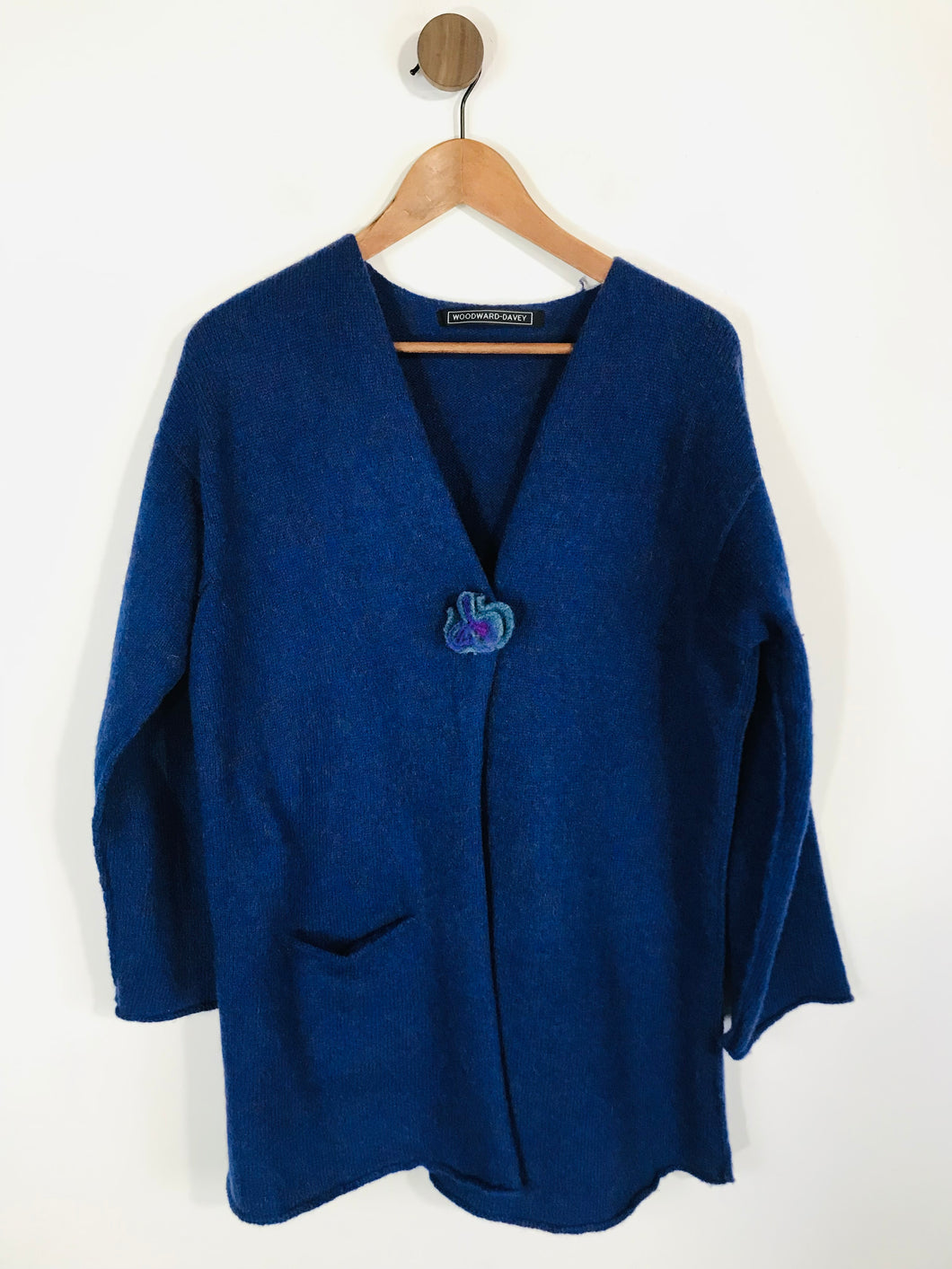Woodward-Davey Women's Wool Hand Dyed Cardigan | OS | Blue