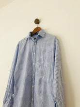 Load image into Gallery viewer, Hackett Men&#39;s Check Button-Up Shirt | M | Blue
