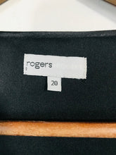 Load image into Gallery viewer, Roger + Roger Women&#39;s Sequin Blazer Jacket | UK20 | Black
