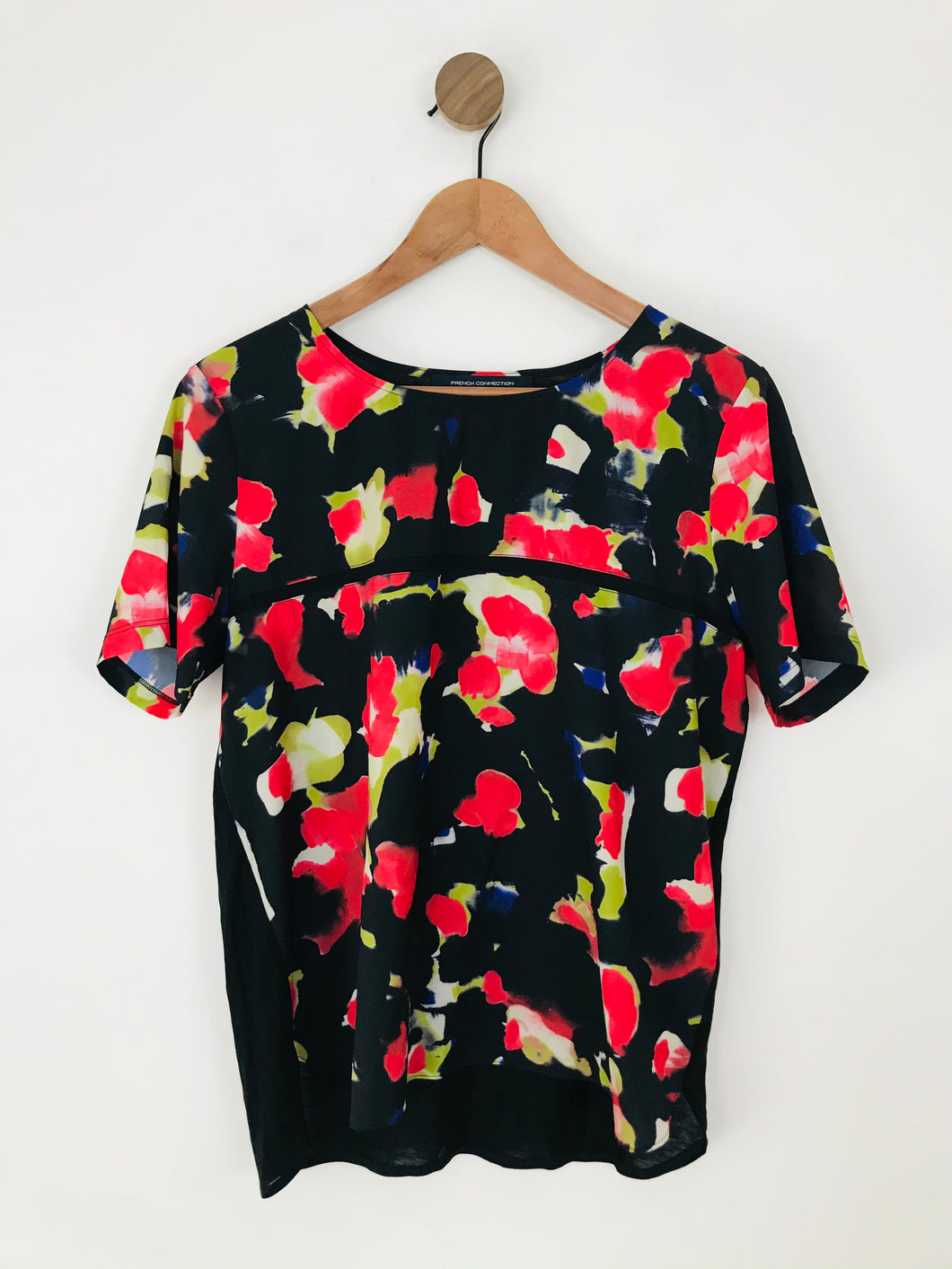 French Connection Women's Floral T-Shirt | M | Multicolour