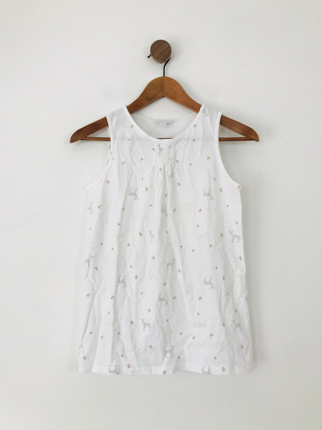 The Little White Company Kid's Lounge Tank Top | 11-12 Years | White