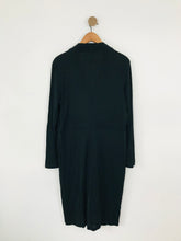 Load image into Gallery viewer, Jaeger Women’s Long Sleeve V-neck Wrap Dress | XL UK16-18 | Black
