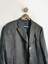 Load image into Gallery viewer, Moschino Men&#39;s Striped Blazer Jacket | IT50 | Grey
